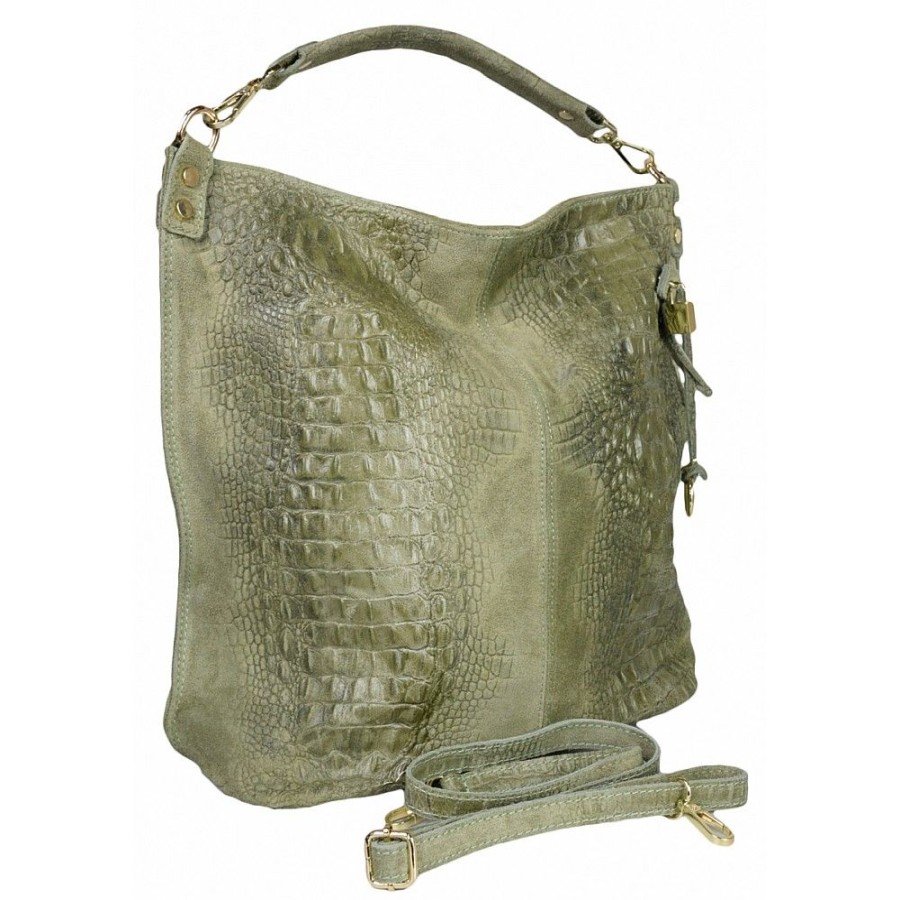 VERA Large Handbags | Vera Italy "Bokarneq" Mint