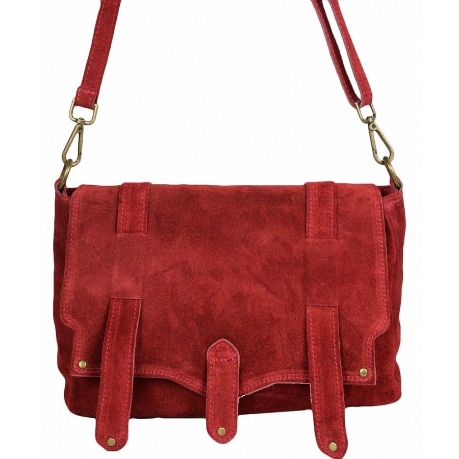 VERA Cross Body Handbags | Vera Italy "Neiva" Red