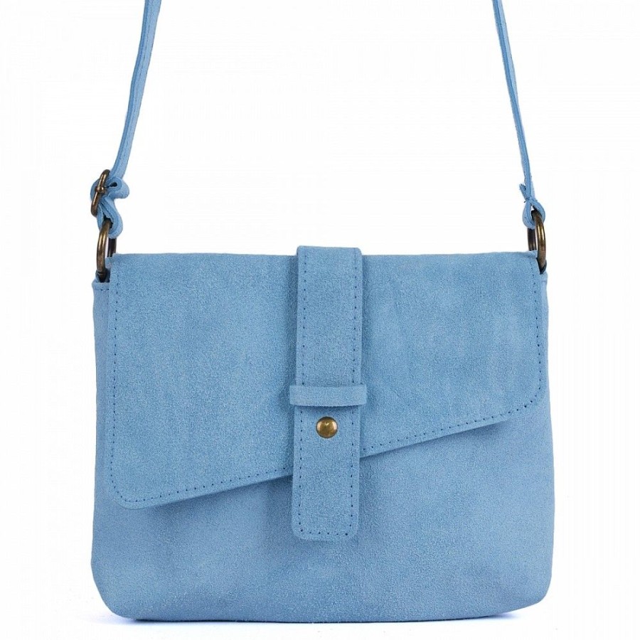 VERA Cross Body Handbags | Vera Italy "Radella" Light Blue