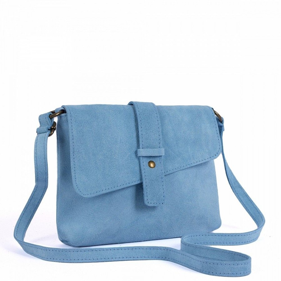 VERA Cross Body Handbags | Vera Italy "Radella" Light Blue