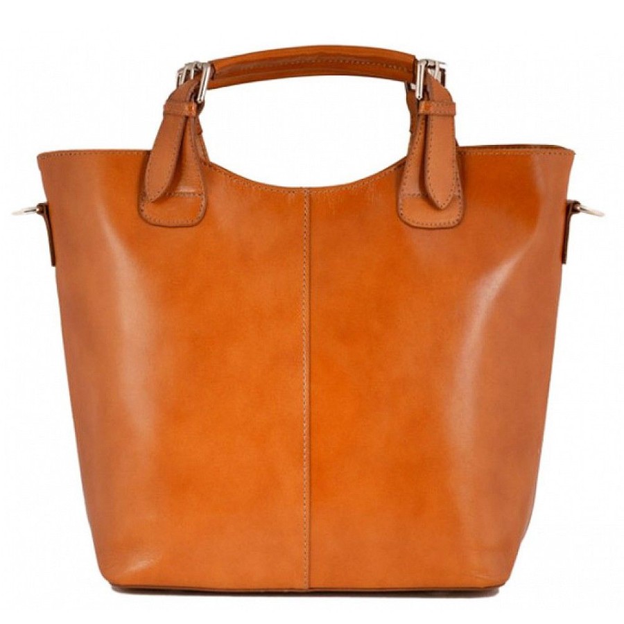 VERA Large Handbags | Vera Italy "Adora" Cognac