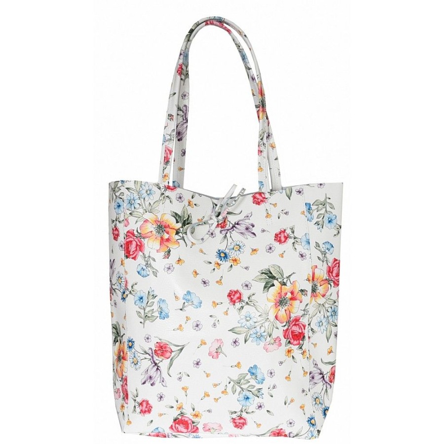 VERA Large Handbags | Vera Italy "Aliaska" Flower Print