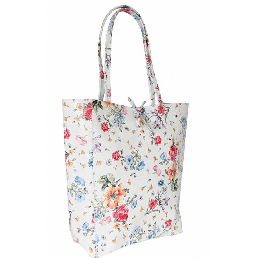 VERA Large Handbags | Vera Italy "Aliaska" Flower Print