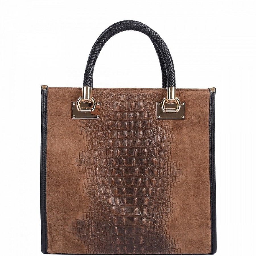 VERA Formal Handbags | Vera Italy "Gitta" Cappuccino