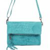 VERA Small Handbags | Vera Italy "Hicci" Turquoise