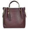 VERA Large Handbags | Vera Italy "Groya" Bordeaux