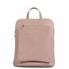 VERA Leather Backpacks | Vera Italy "Ashy" Rose Powder