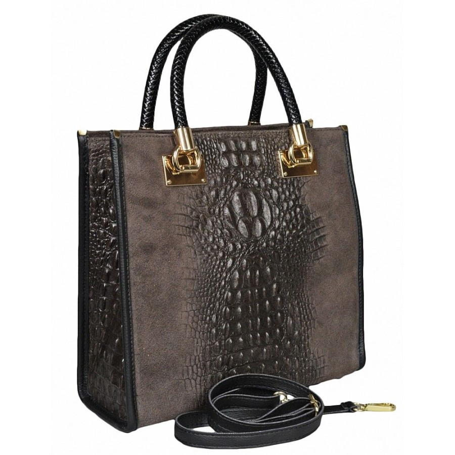 VERA Formal Handbags | Vera Italy "Brinna" Dark Brown