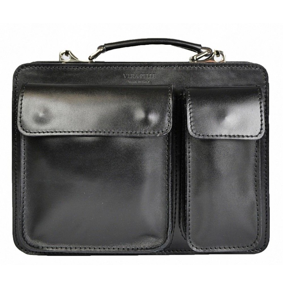 VERA Briefcases | Vera Italy "Carter" Black