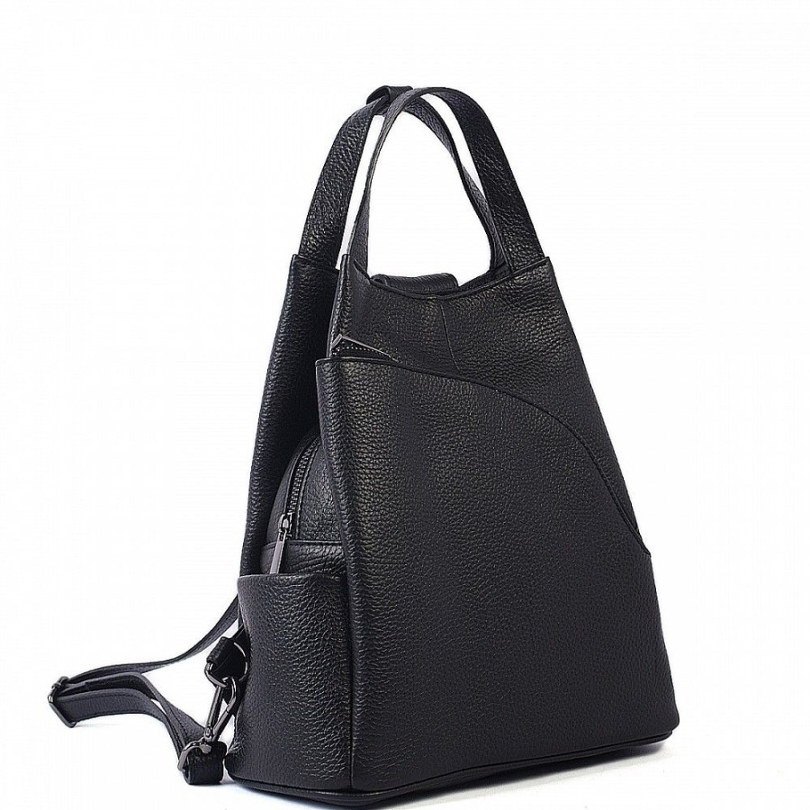 VERA Leather Backpacks | Vera Italy "Zareha" Black