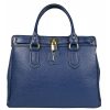 VERA Large Handbags | Vera Italy "Normena" Blue