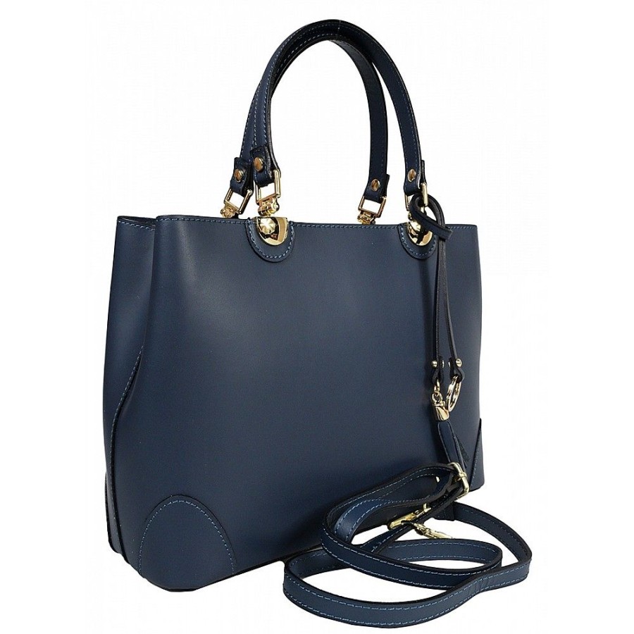 VERA Formal Handbags | Vera Italy "Greka" Dark Blue