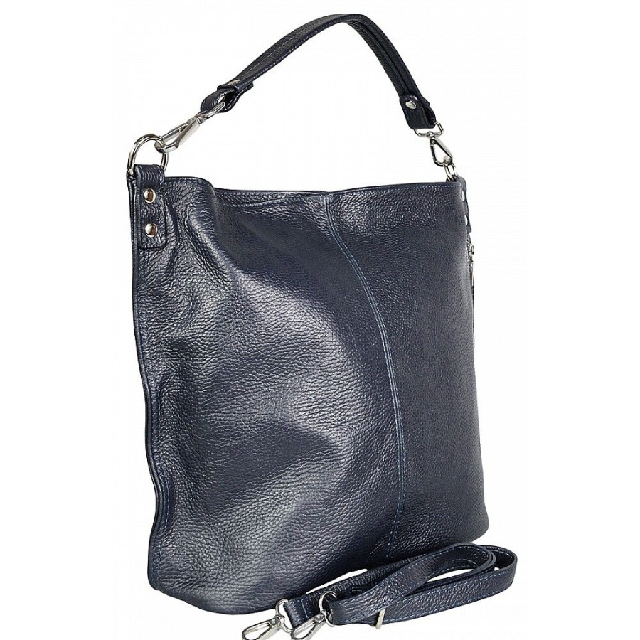 VERA Large Handbags | Vera Italy "Bosna" Dark Blue