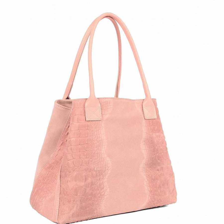 VERA Large Handbags | Vera Italy "Nelena" Pink