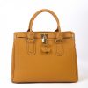 VERA Large Handbags | Vera Italy "Cepta" Mustard