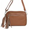 VERA Small Handbags | Vera Italy "Kodela" Cognac