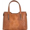 VERA Cross Body Handbags | Vera Italy "Melva" Cognac