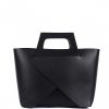 VERA Large Handbags | Vera Italy "Aiga" Black