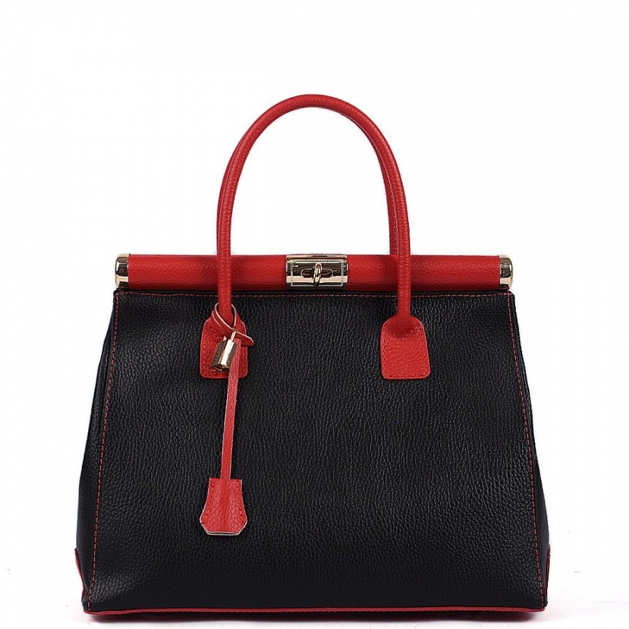 VERA Formal Handbags | Vera Italy "Lingona" Black