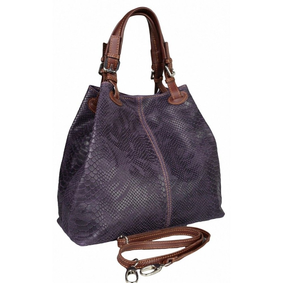 VERA Cross Body Handbags | Vera Italy "Omana" Purple