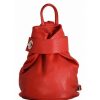 VERA Leather Backpacks | Vera Italy "Makena" Red