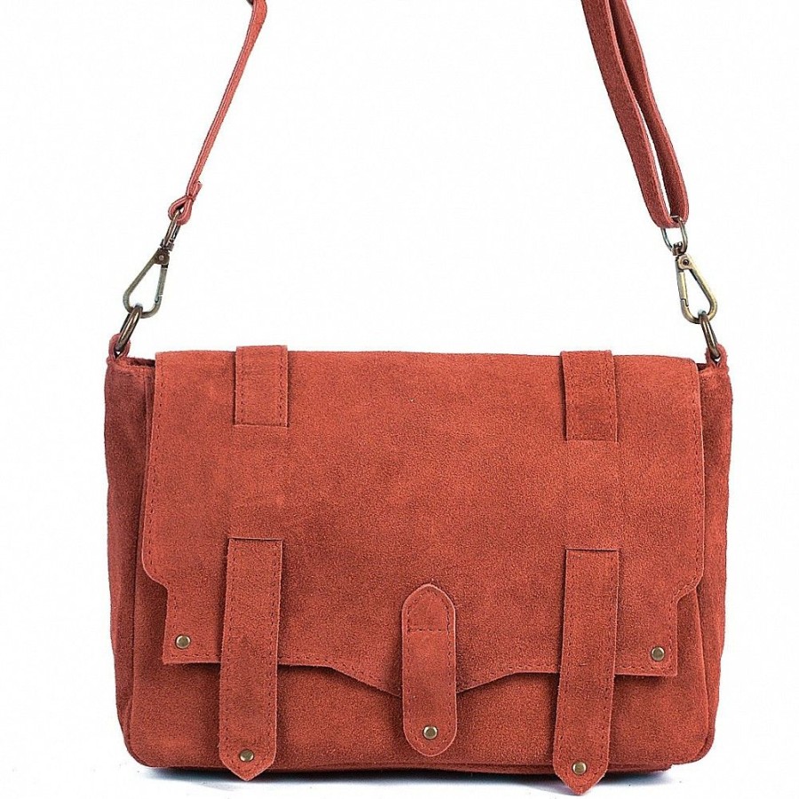 VERA Cross Body Handbags | Vera Italy "Veigeda" Brick