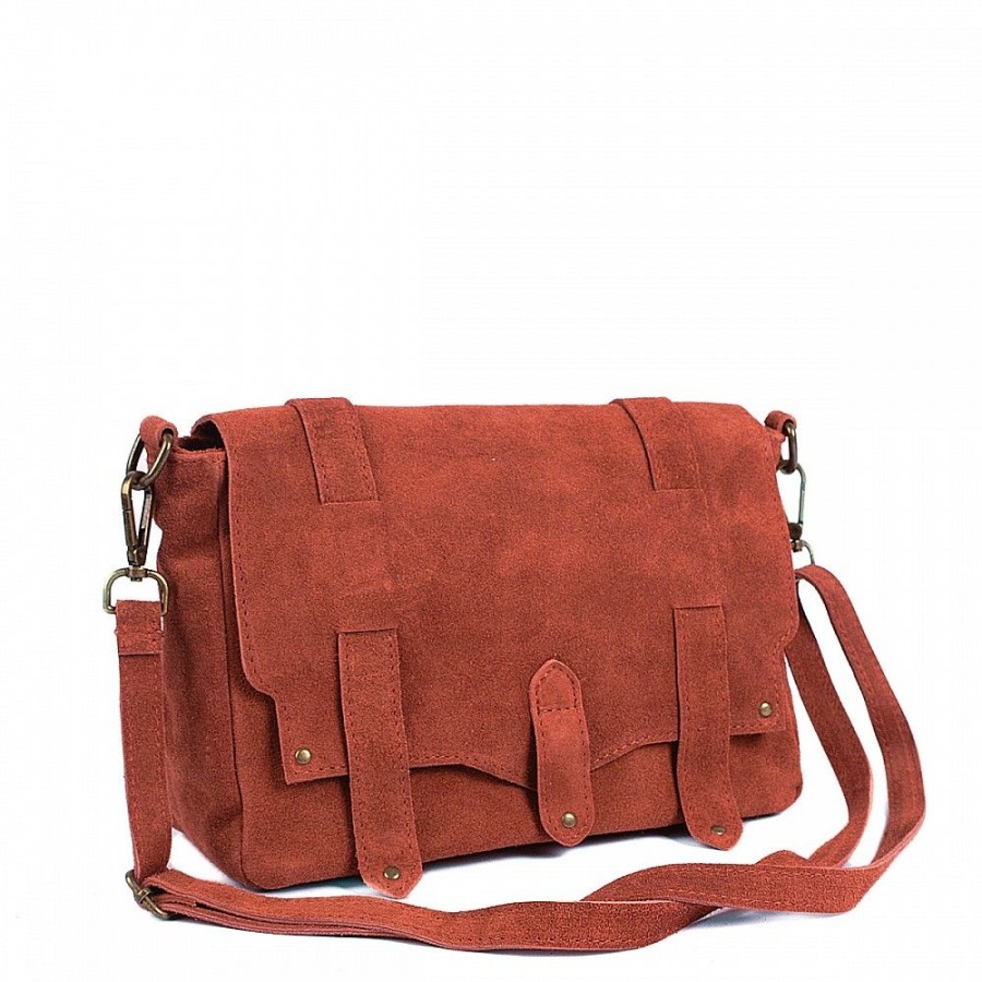 VERA Cross Body Handbags | Vera Italy "Veigeda" Brick