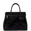 VERA Large Handbags | Vera Italy "Malabia" Black