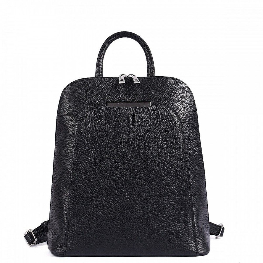 VERA Leather Backpacks | Vera Italy "Adila" Black