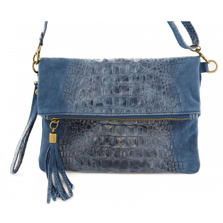 VERA Small Handbags | Vera Italy "Celeste" Blue