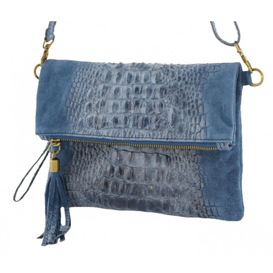 VERA Small Handbags | Vera Italy "Celeste" Blue