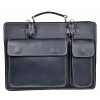 VERA Large Handbags | Vera Italy "Borimir" Dark Blue