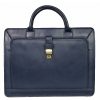 VERA Large Handbags | Vera Italy "Vladimir" Dark Blue