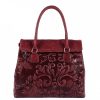 VERA Large Handbags | Vera Italy "Balabia" Bordeaux