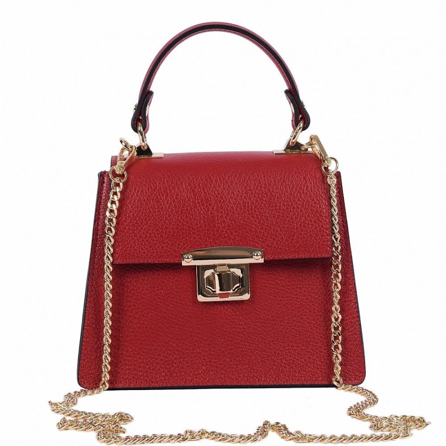 VERA Small Handbags | Vera Italy "Bovena" Burgundy