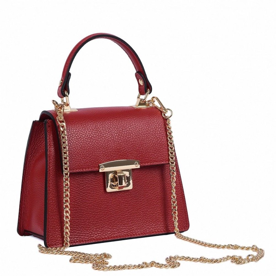 VERA Small Handbags | Vera Italy "Bovena" Burgundy