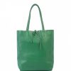 VERA Large Handbags | Vera Italy "Matcha" Green