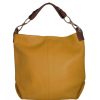 VERA Large Handbags | Vera Italy "Carlota" Mustard