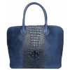 VERA Large Handbags | Vera Italy "Livea" Dark Blue