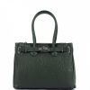 VERA Cross Body Handbags | Vera Italy "Xelta" Dark Green