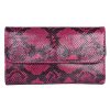 VERA Small Handbags | Vera Italy "Pitonia" Fuchsia