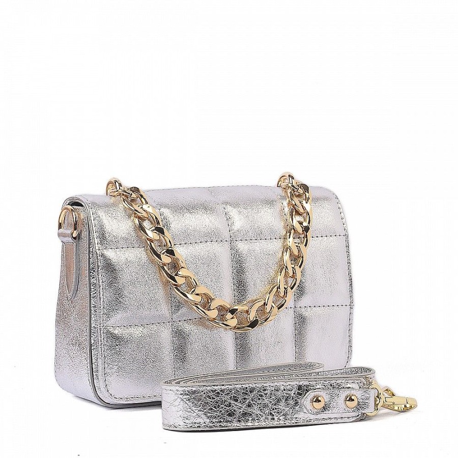 VERA Small Handbags | Vera Italy "Tima" Silver