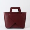 VERA Large Handbags | Vera Italy "Dione" Bordeaux