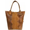 VERA Large Handbags | Vera Italy "Geniba" Cognac