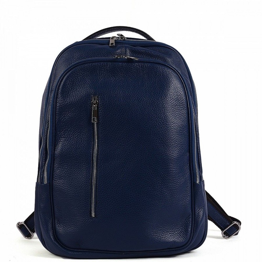 VERA Leather Backpacks | Vera Italy "Zetana" Dark Blue