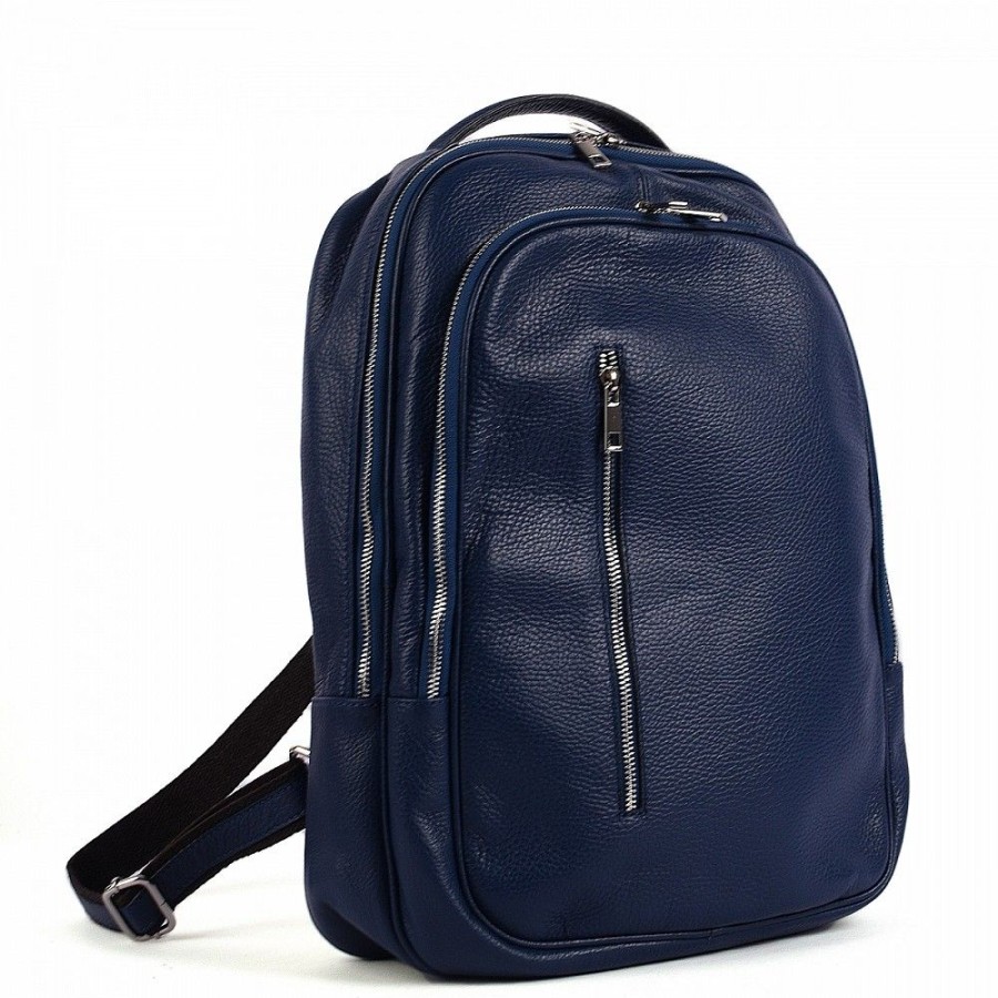 VERA Leather Backpacks | Vera Italy "Zetana" Dark Blue