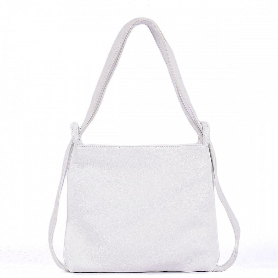 VERA Leather Backpacks | Vera Italy "Ditala" White