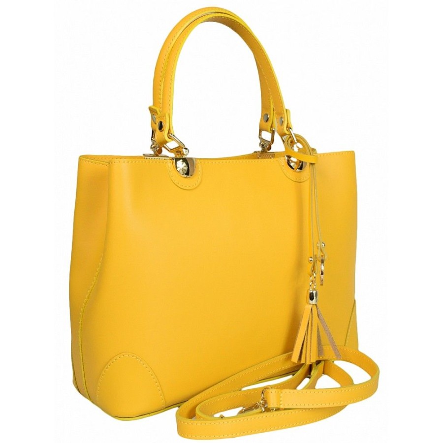 VERA Formal Handbags | Vera Italy "Esteba" Yellow