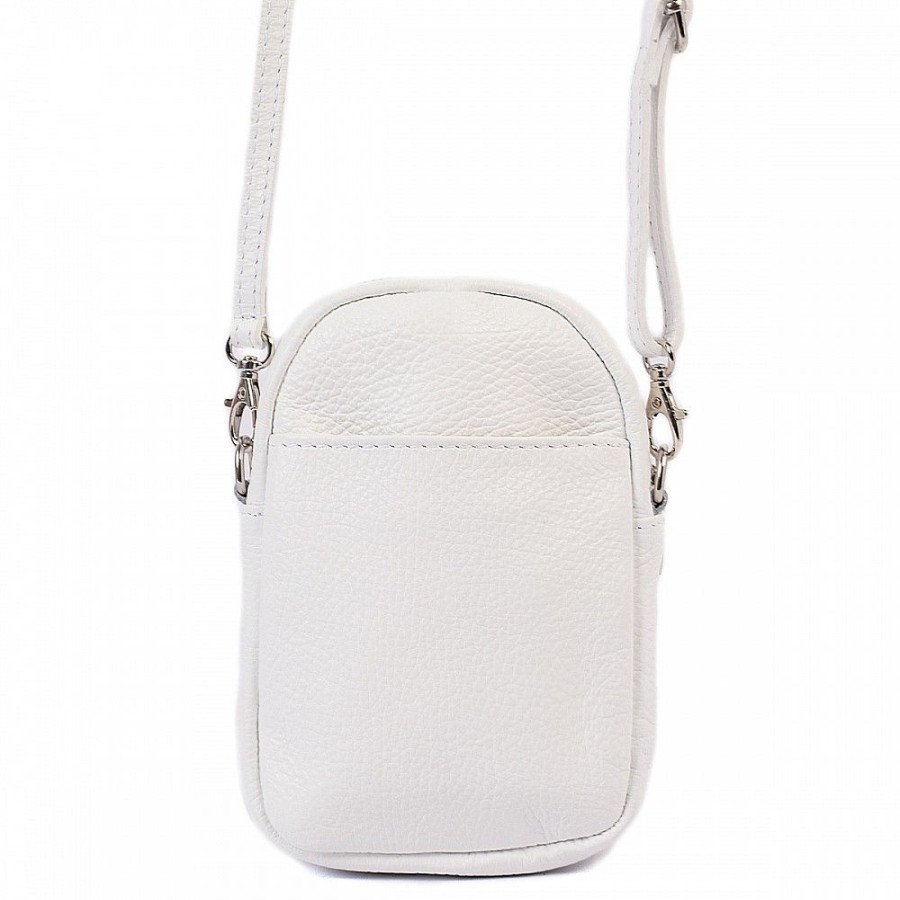 VERA Small Handbags | Vera Italy "Epi" White