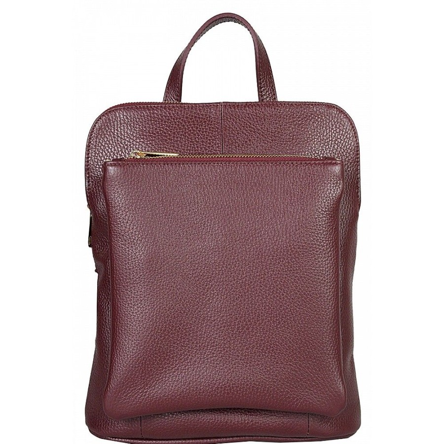 VERA Leather Backpacks | Vera Italy "Antaresa" Bordeaux